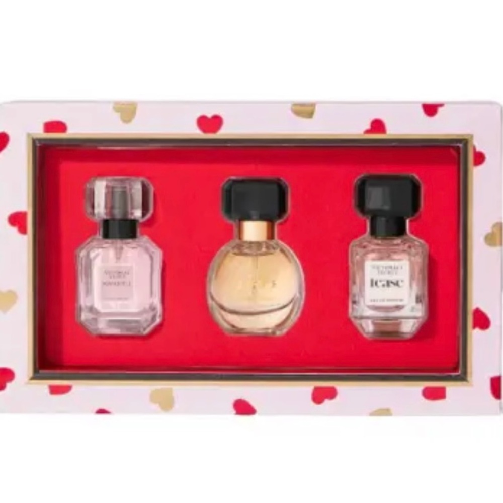 Victoria’s Secret 3-Piece Eau de Parfum Set: Bombshell, Bare, & Tease 7mL .25oz - Picture 2 of 8